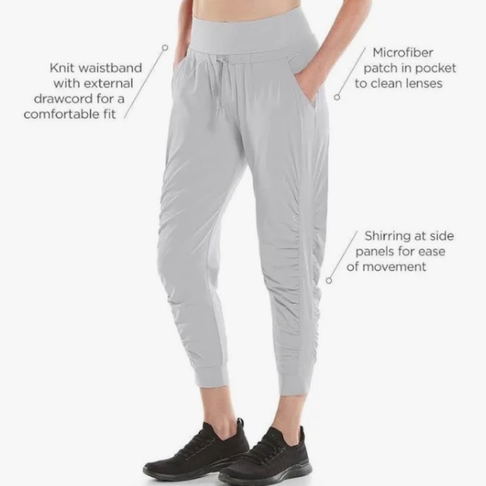 Coolibar Matio womens grey jobbers - size XS